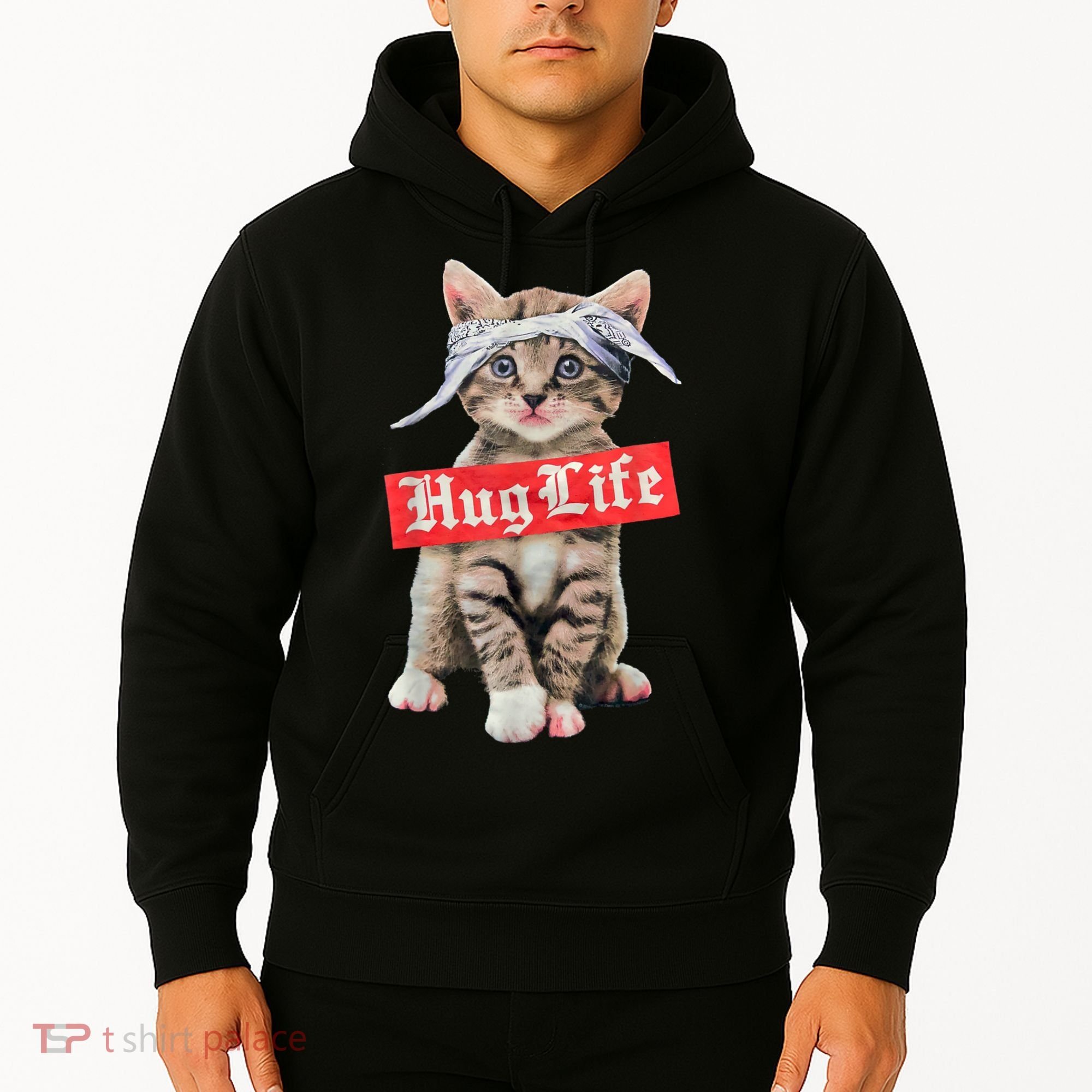 Hug Life Kitty Cat Hug Kitten Hoodie
