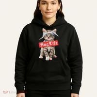 Hug Life Kitty Cat Hug Kitten Hoodie thumb 5