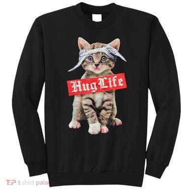 Hug Life Kitty Cat Hug Kitten Sweatshirt