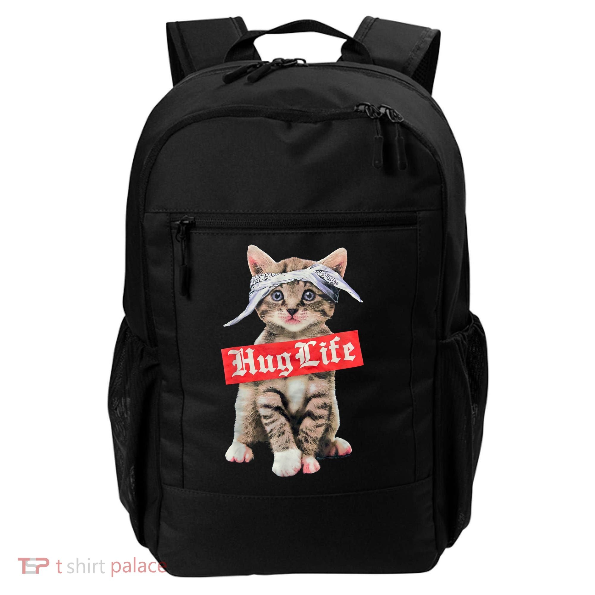 Hug Life Kitty Cat Hug Kitten Backpack