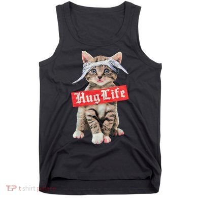 Hug Life Kitty Cat Hug Kitten Tank Top