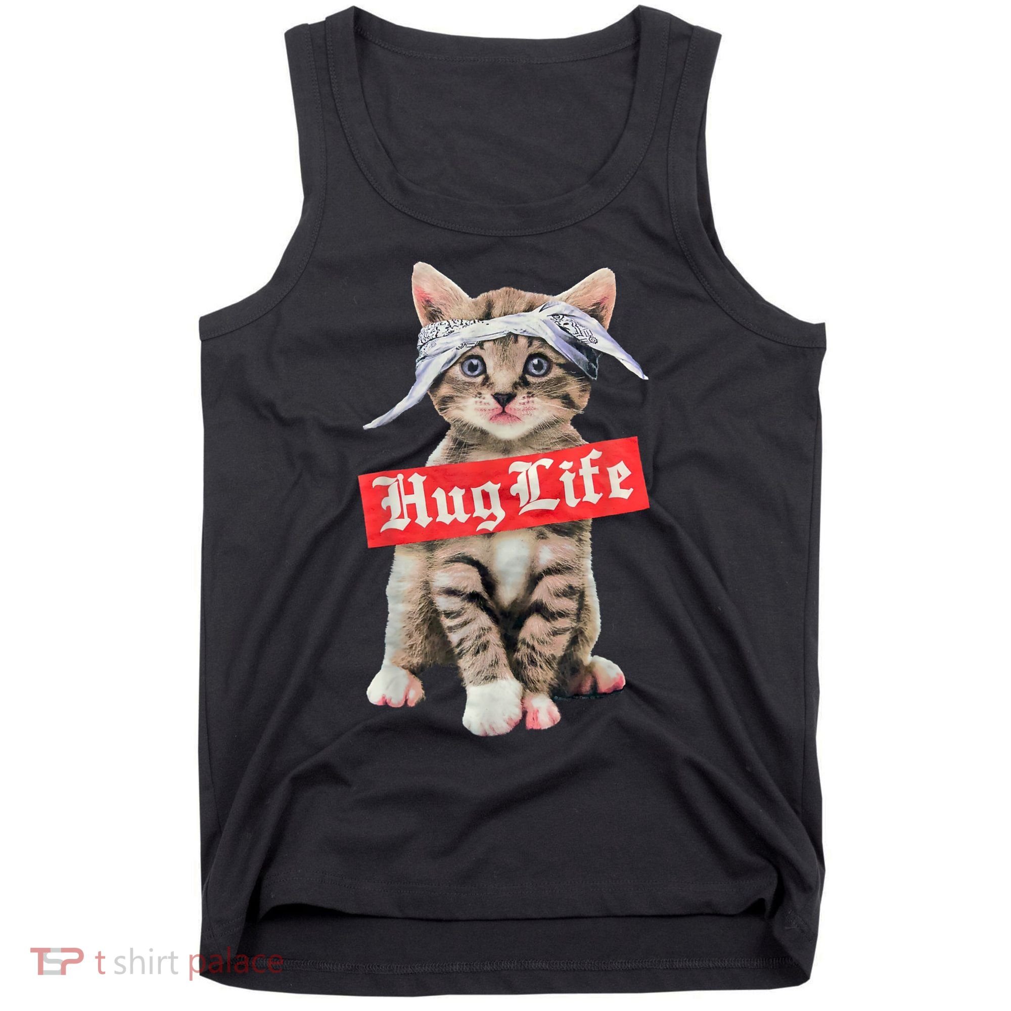 Hug Life Kitty Cat Hug Kitten Tank Top