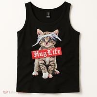 Hug Life Kitty Cat Hug Kitten Tank Top thumb 2