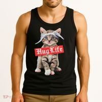 Hug Life Kitty Cat Hug Kitten Tank Top thumb 3