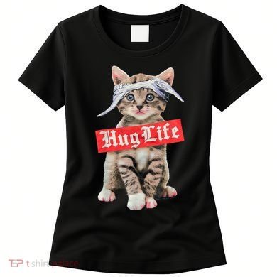 Hug Life Kitty Cat Hug Kitten Women's T-Shirt