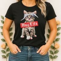 Hug Life Kitty Cat Hug Kitten Women's T-Shirt thumb 2