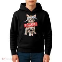 Hug Life Kitty Cat Hug Kitten Kids Hoodie thumb 4