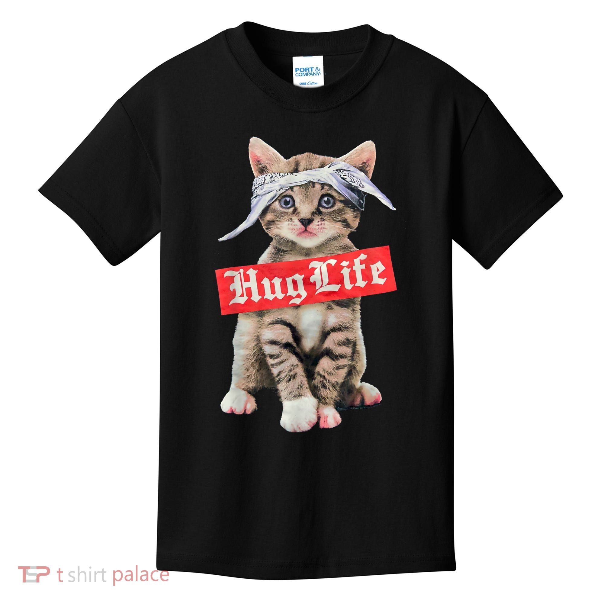 Hug Life Kitty Cat Hug Kitten Kids T-Shirt