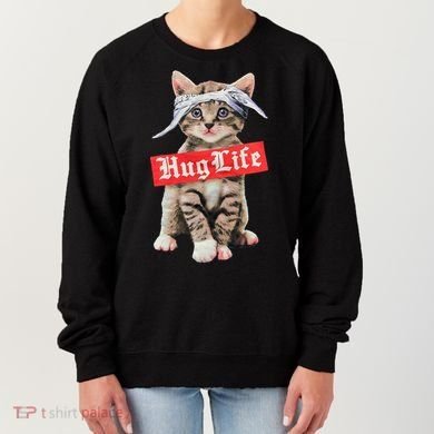 Hug Life Kitty Cat Hug Kitten Women's Sweatshirt