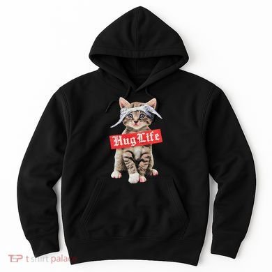 Hug Life Kitty Cat Hug Kitten Hoodie