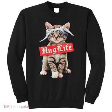 Hug Life Kitty Cat Hug Kitten Sweatshirt