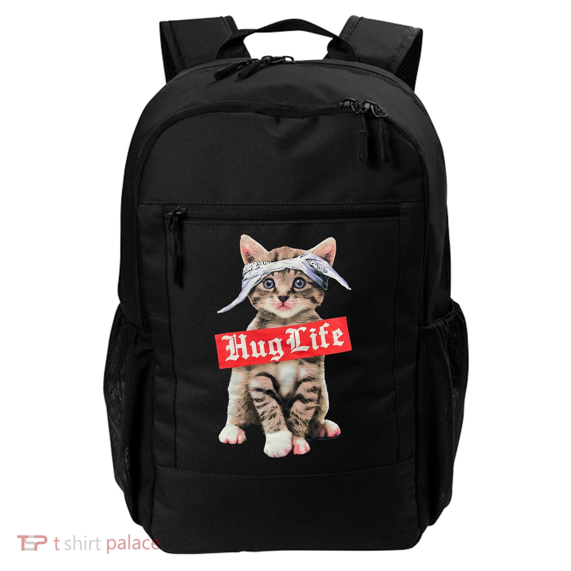 Hug Life Kitty Cat Hug Kitten Backpack