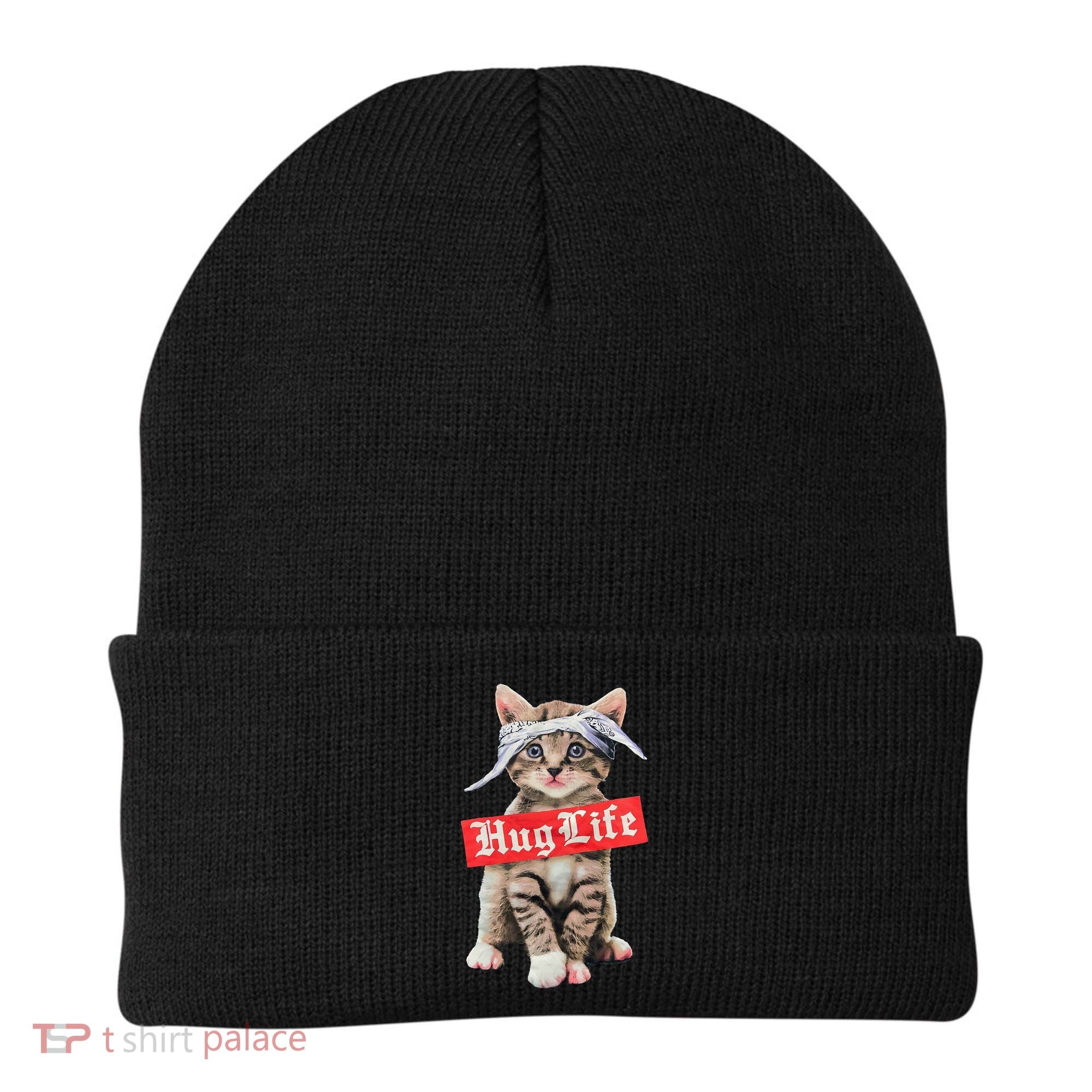 Hug Life Kitty Cat Hug Kitten Beanie