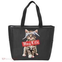 Hug Life Kitty Cat Hug Kitten Tote Bag thumb 0