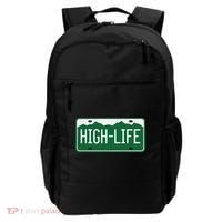 High Life License Plate Funny Backpack thumb 0
