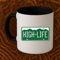 High Life License Plate Funny Coffee Mug thumb 2