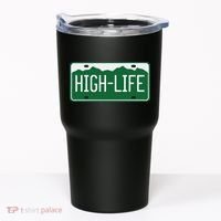 High Life License Plate Funny Tumbler thumb 0