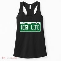 High Life License Plate Funny Women's Tank Top thumb 0
