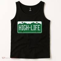 High Life License Plate Funny Tank Top thumb 2