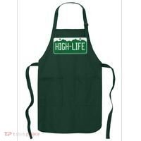 High Life License Plate Funny Apron thumb 0