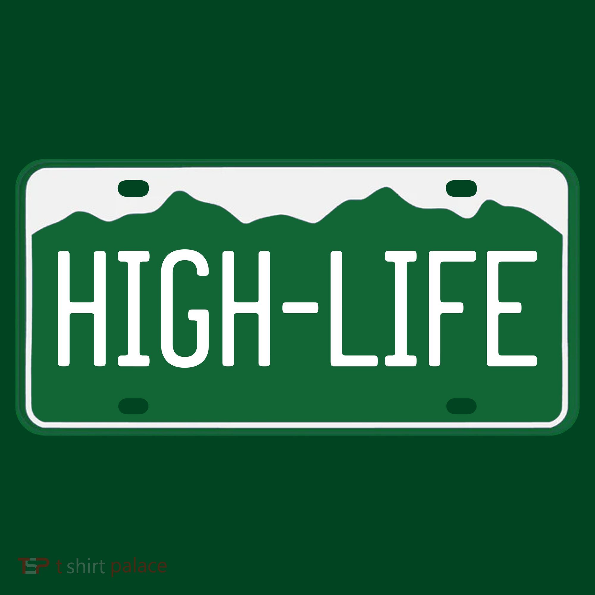 High Life License Plate Funny Sweatshirt