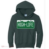 High Life License Plate Funny Kids Hoodie thumb 0