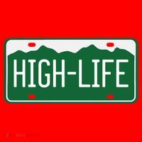 High Life License Plate Funny Santa Hat thumb 1
