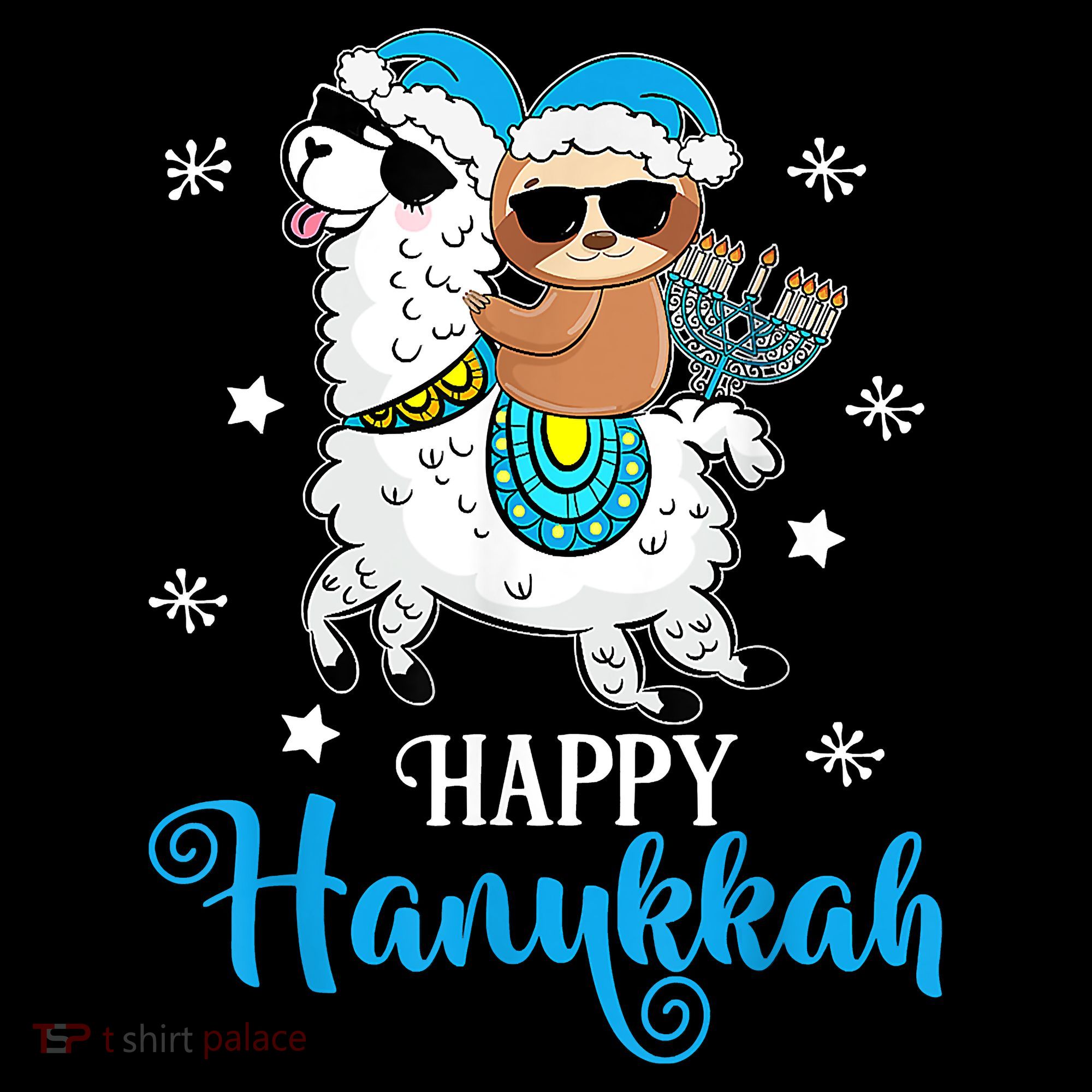 Hanukkah Llamakah Llama Sloth Happy Hanukkah Chanukah Coffee Mug