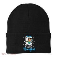 Hanukkah Llamakah Llama Sloth Happy Hanukkah Chanukah Beanie thumb 0