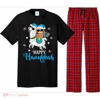 Hanukkah Llamakah Llama Sloth Happy Hanukkah Chanukah Pajama Set thumb 0