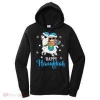 Hanukkah Llamakah Llama Sloth Happy Hanukkah Chanukah Women's Hoodie thumb 0