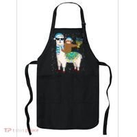 Hanukkah Llamakah Llama Sloth Happy Hanukkah Chanukah Christmas Xmas Apron thumb 0