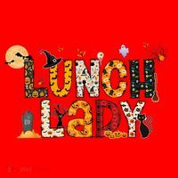 Halloween Lunch Lady Cafeteria Spooky Lunch Lady Halloween Santa Hat thumb 1