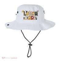 Halloween Lunch Lady Cafeteria Spooky Lunch Lady Halloween Bucket Hat thumb 0