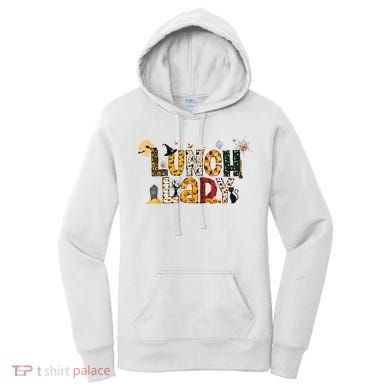 Halloween Lunch Lady Cafeteria Spooky Lunch Lady Halloween Women's Hoodie