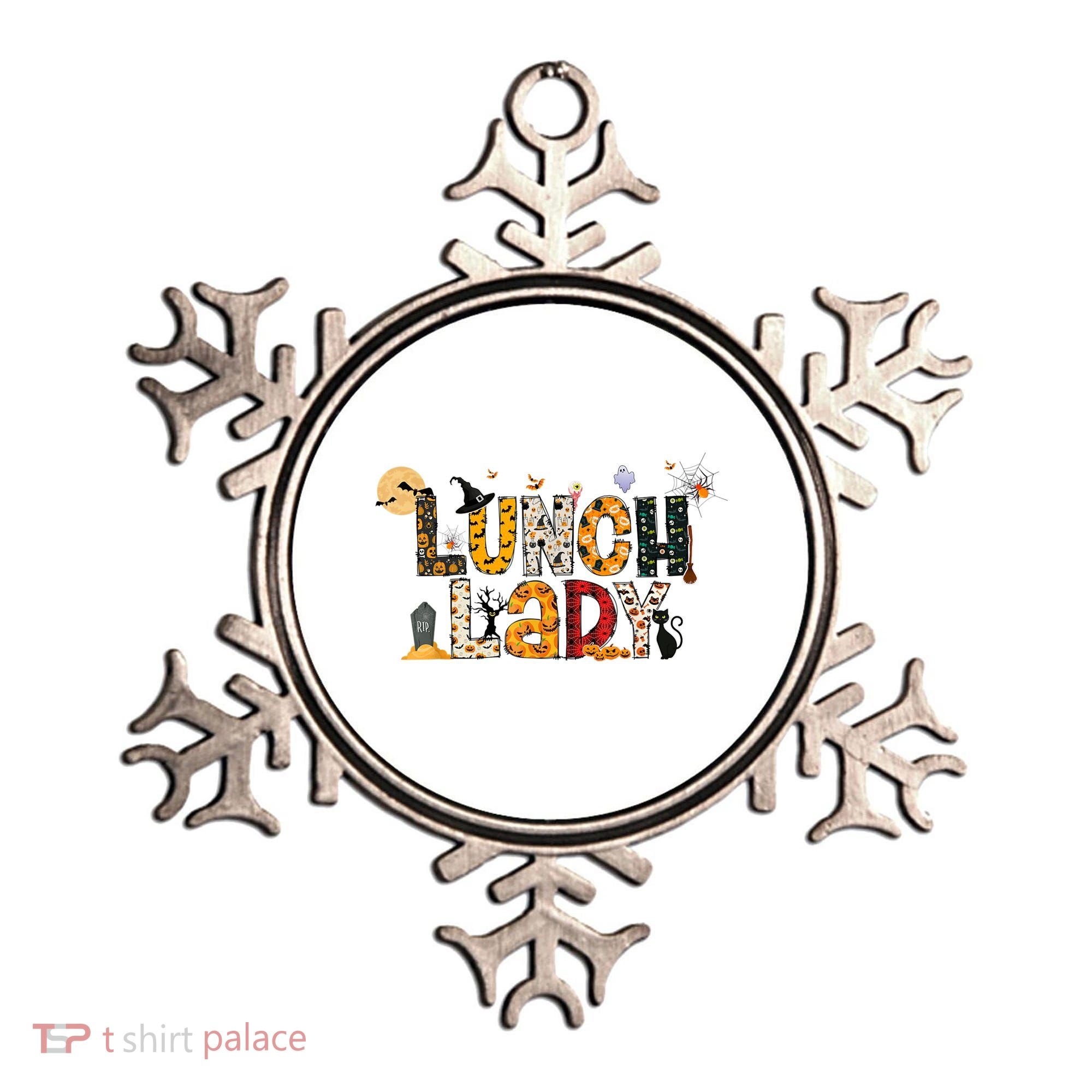 Halloween Lunch Lady Cafeteria Spooky Lunch Lady Halloween Ornament