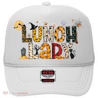 Halloween Lunch Lady Cafeteria Spooky Lunch Lady Halloween Hat thumb 0