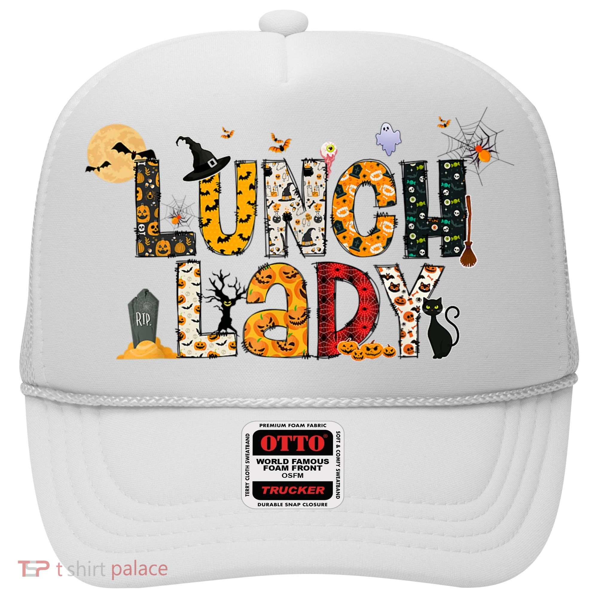 Halloween Lunch Lady Cafeteria Spooky Lunch Lady Halloween Hat