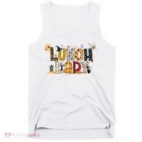 Halloween Lunch Lady Cafeteria Spooky Lunch Lady Halloween Tank Top thumb 0