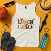 Halloween Lunch Lady Cafeteria Spooky Lunch Lady Halloween Tank Top thumb 4