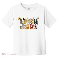 Halloween Lunch Lady Cafeteria Spooky Lunch Lady Halloween Toddler T-Shirt thumb 0