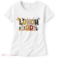 Halloween Lunch Lady Cafeteria Spooky Lunch Lady Halloween Women's T-Shirt thumb 0