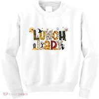 Halloween Lunch Lady Cafeteria Spooky Lunch Lady Halloween Kids Sweatshirt thumb 0
