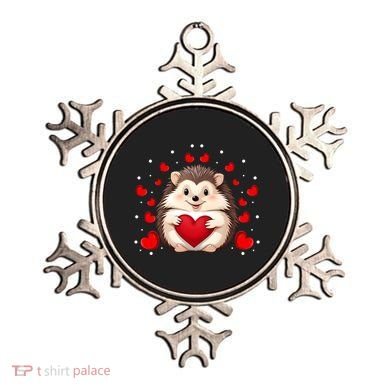 Hedgehog Lover Love Hearts Hedgehog Valentines Day Gift Ornament
