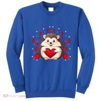 Hedgehog Lover Love Hearts Hedgehog Valentines Day Gift Sweatshirt thumb 0
