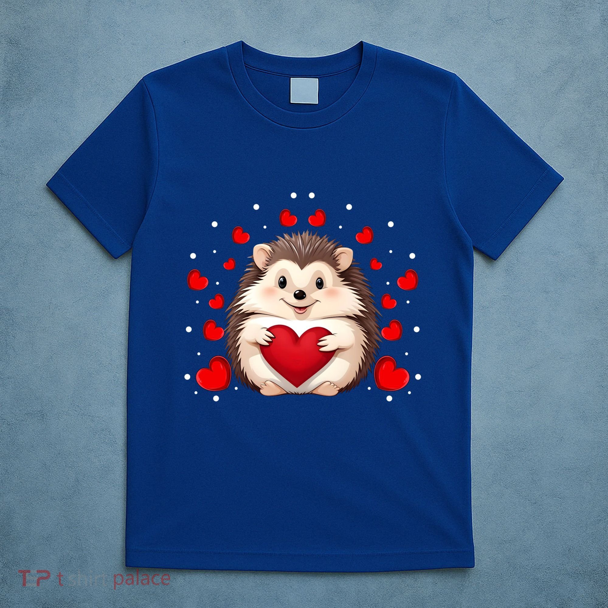 Hedgehog Lover Love Hearts Hedgehog Valentines Day Gift T-Shirt