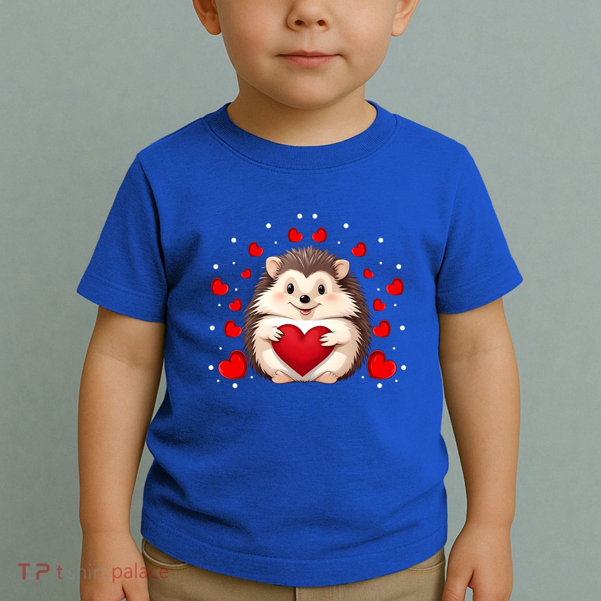 Hedgehog Lover Love Hearts Hedgehog Valentines Day Gift Toddler T-Shirt