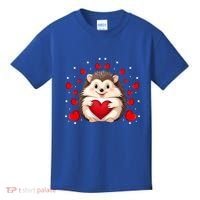 Hedgehog Lover Love Hearts Hedgehog Valentines Day Gift Kids T-Shirt thumb 0