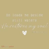 He Leads Me Beside Still Waters He Restores My Soul Sweatshirt thumb 2