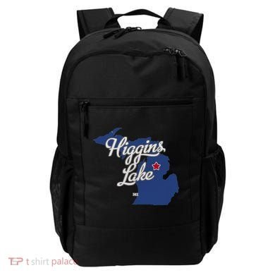 Higgins Lake Michigan MI Map Backpack